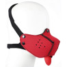 Kinky Puppy Museau + Langue Néoprène Puppy Rouge